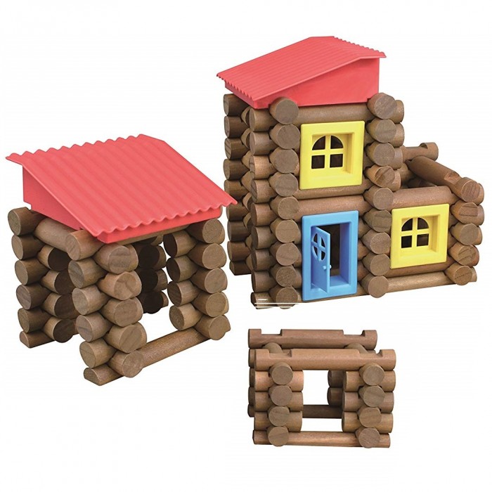 Casute modulare din lemn reconstruibile Maxim 150 piese Log Homes